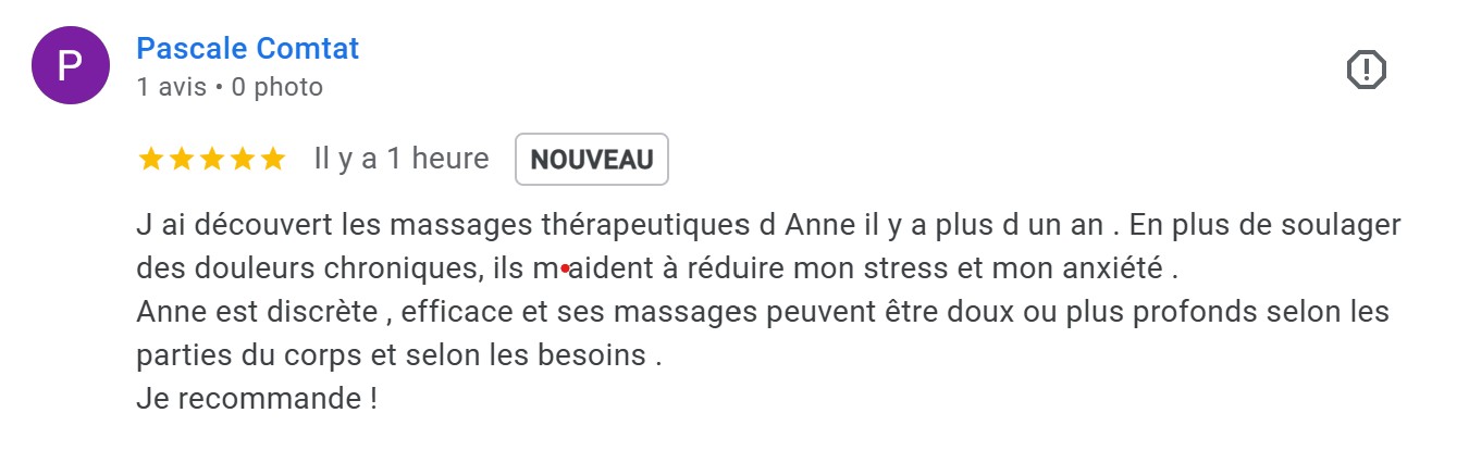 massage bien être stress femmes